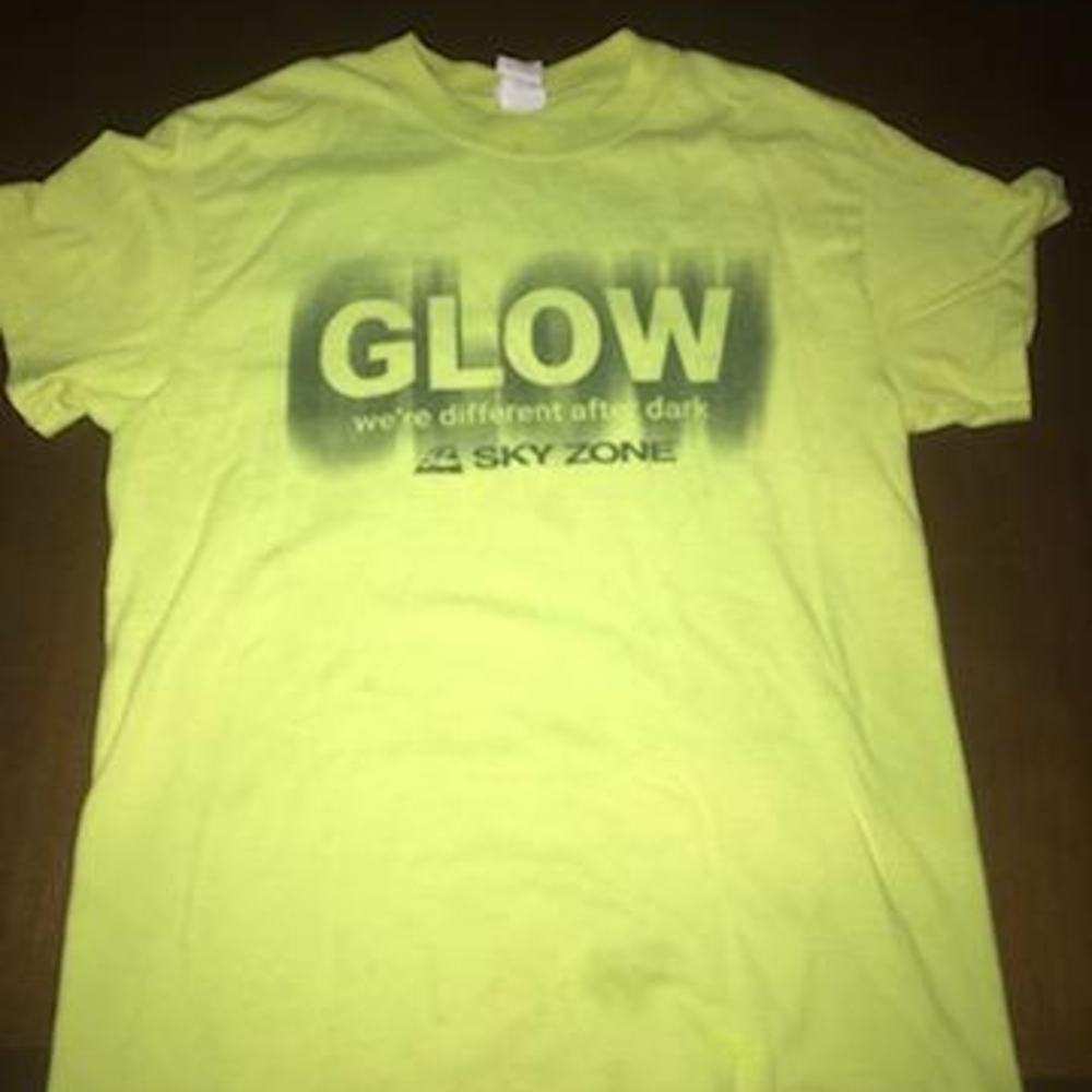 Sky Zone Glow T-Shirt in Neon Yellow